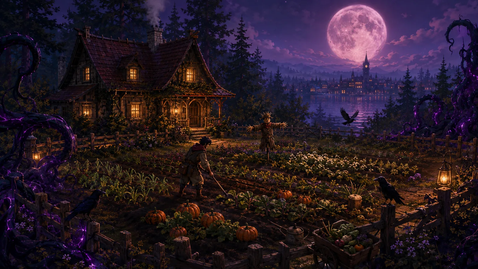 Farming Guide: Ghost Tentacles, Crops, Crows & the Tax Cycle cover image for Welcome to Elderfield